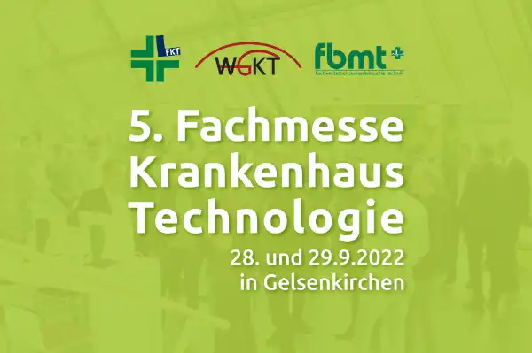 Banner Fachmesse Krankenhaus technologie in gelsenkirchen