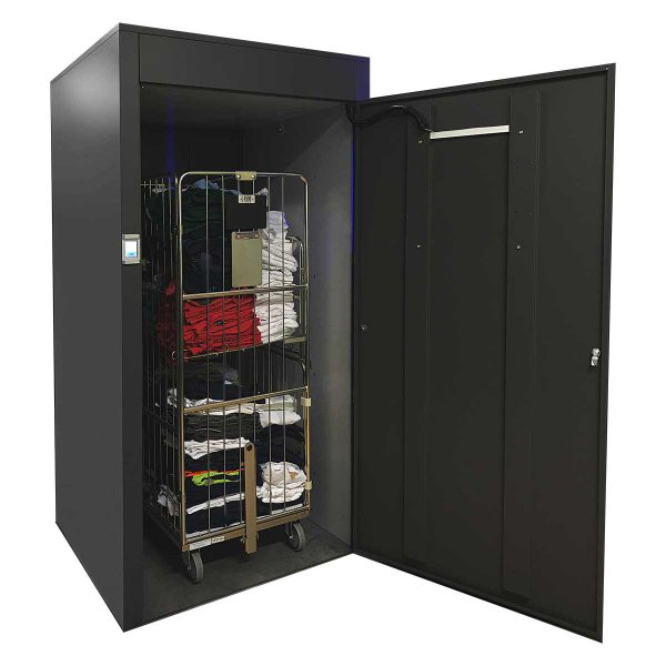 Q-Cabin a high-performance UHF RFID system for industrial use. the Q-Cabin is capable of reading hundreds of articles in a matter of seconds.